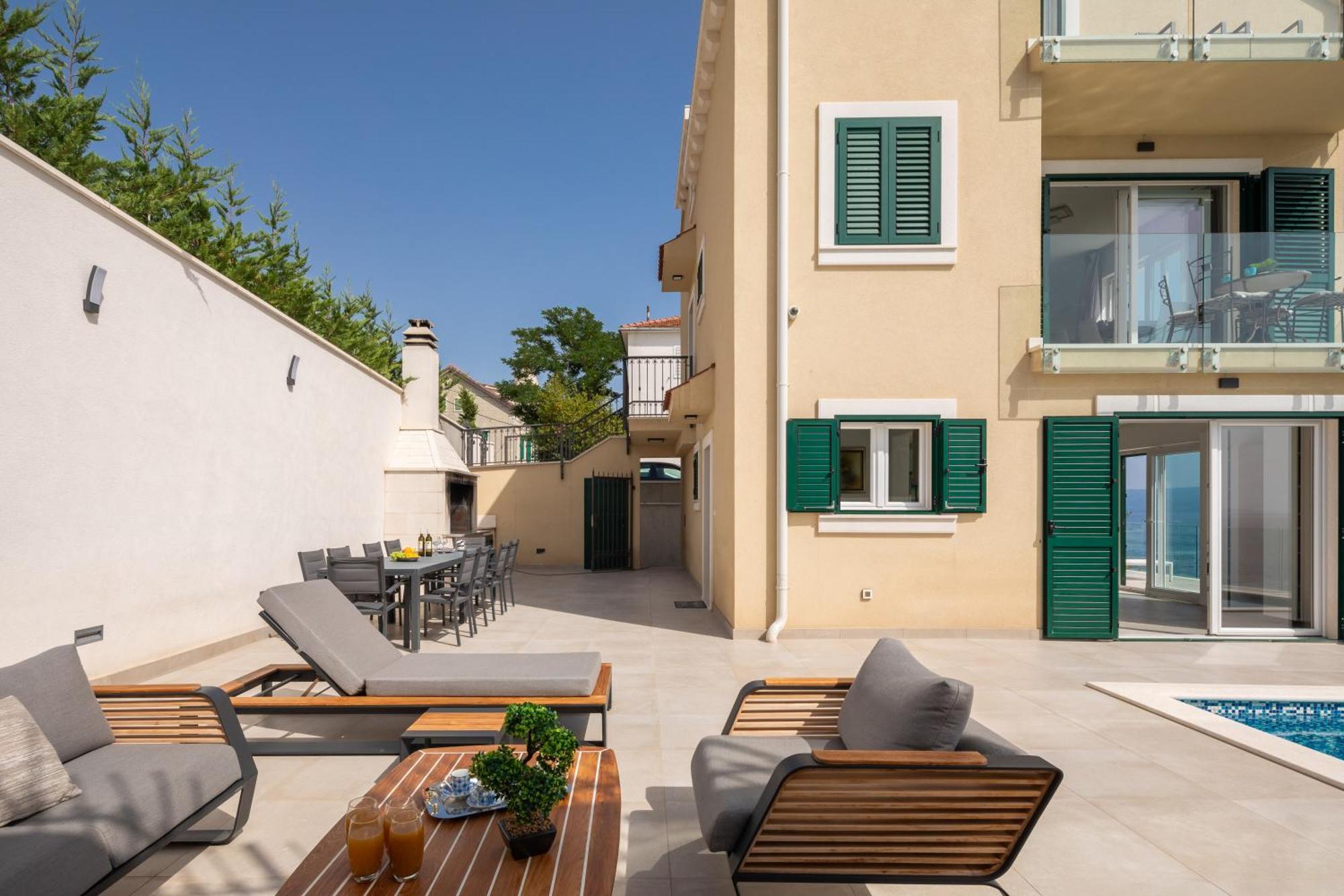 Epetium Beach Villa Split Exterior foto